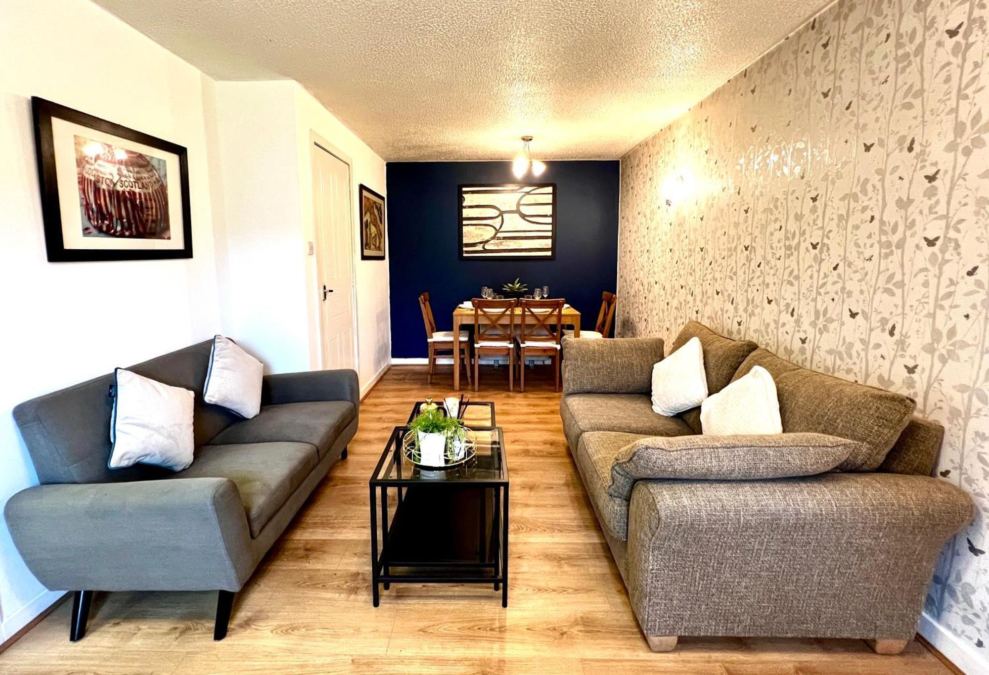 Ground Floor Flat With Free Parking & Wifi Apartment Glasgow Exterior photo